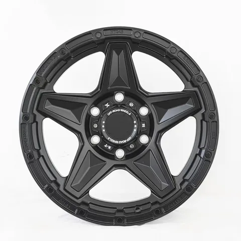 J-WOODS 轮毂样式 02 16×6.5J/ET-15黑色6-7kg载荷800kg